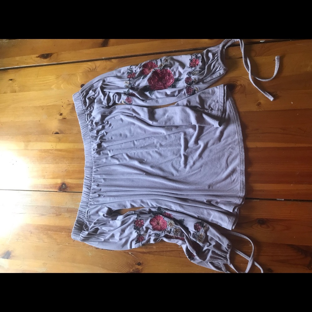 Off the shoulder shirt